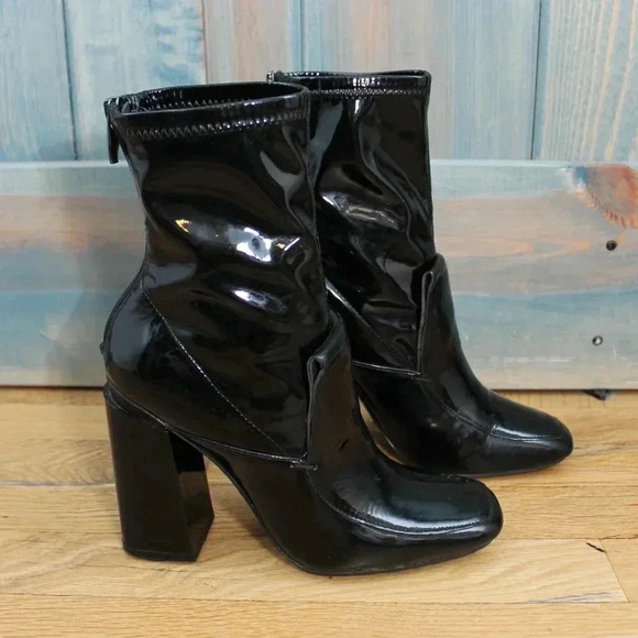 Sigerson Morrison Patent Leather Boots Size 7.5 - Picture 2 of 8